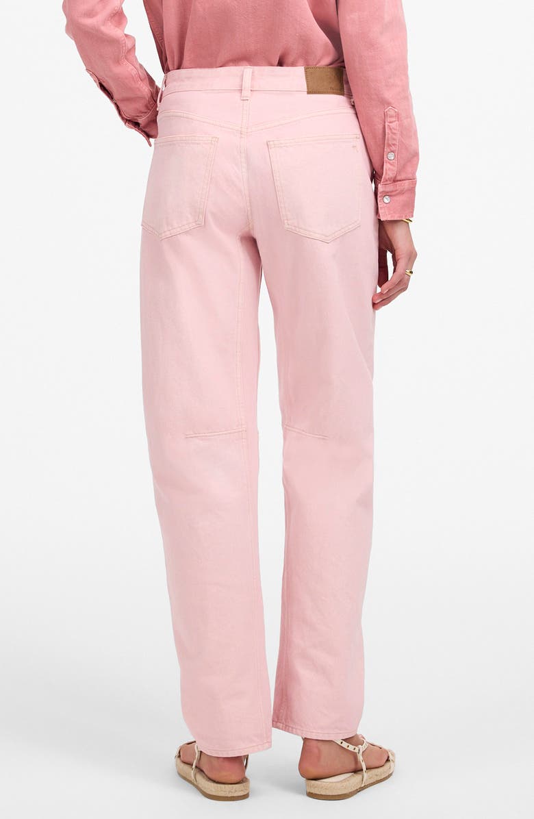 Madewell The Darted Barrel-Leg Jeans, Alternate, color, Subtle Blossom