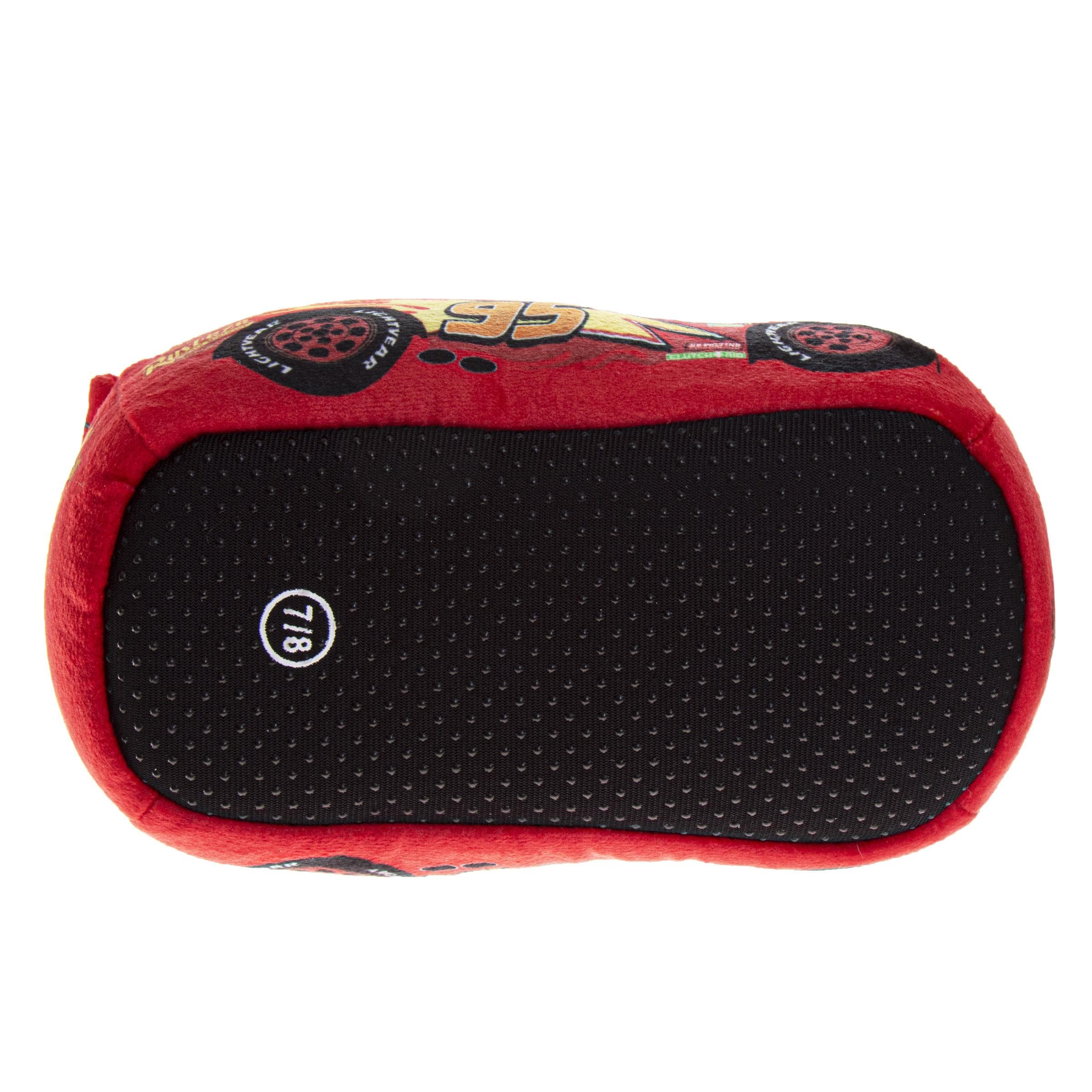 Disney Car Slipper Toddler Little Kid, Alternate, color, Red