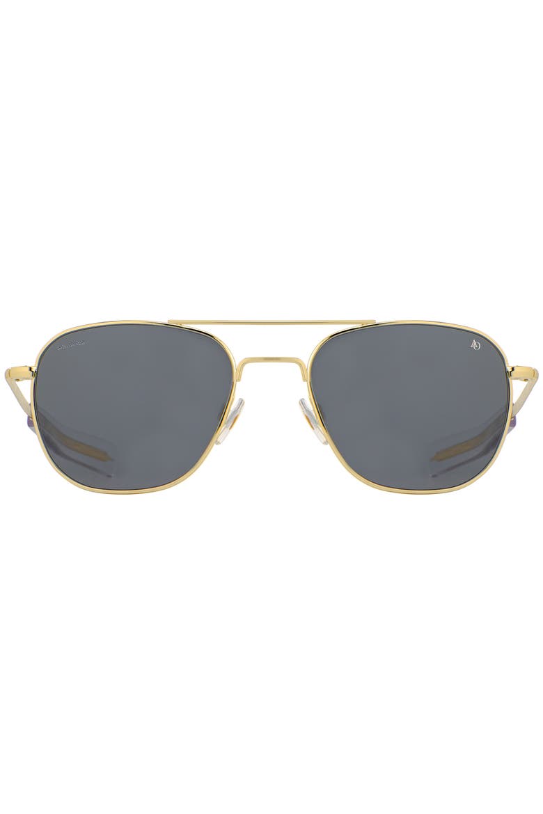 Original Pilot 55mm Aviator Glass Polarized, Alternate, color, Gold - GYG-P