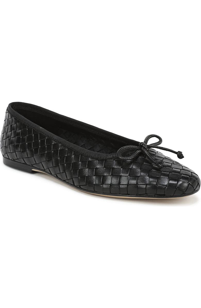 Sam Edelman Ruthie Woven Ballet Flat, Main, color, Black