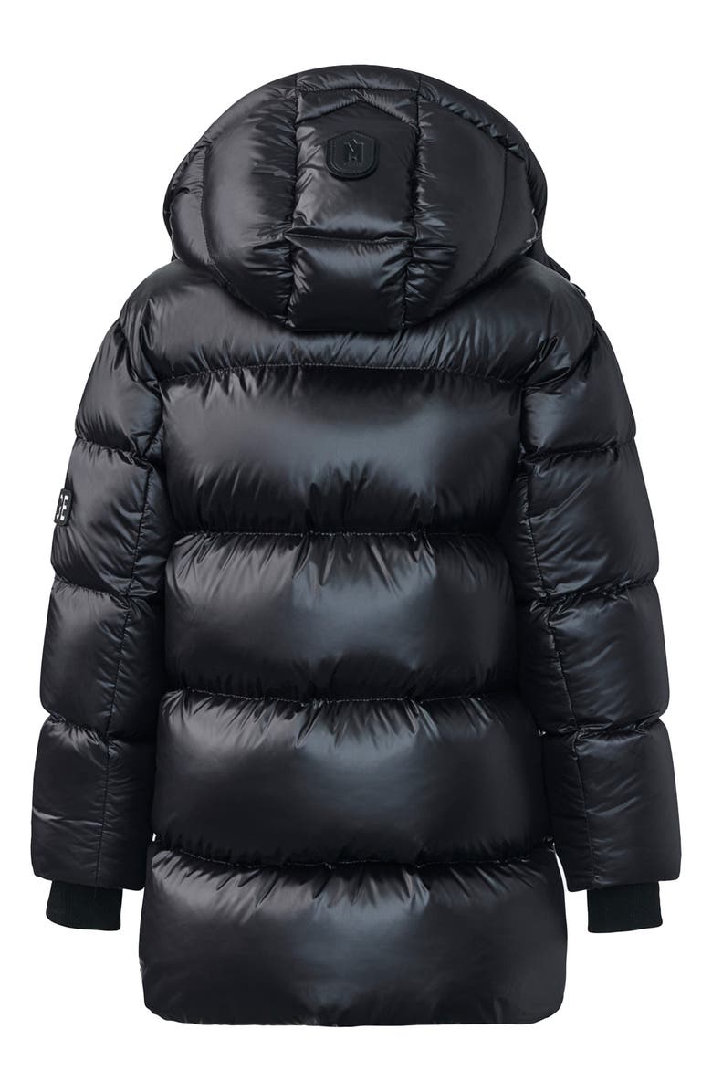 Mackage Kennie Down Hooded Puffer Coat, Alternate, color, Black