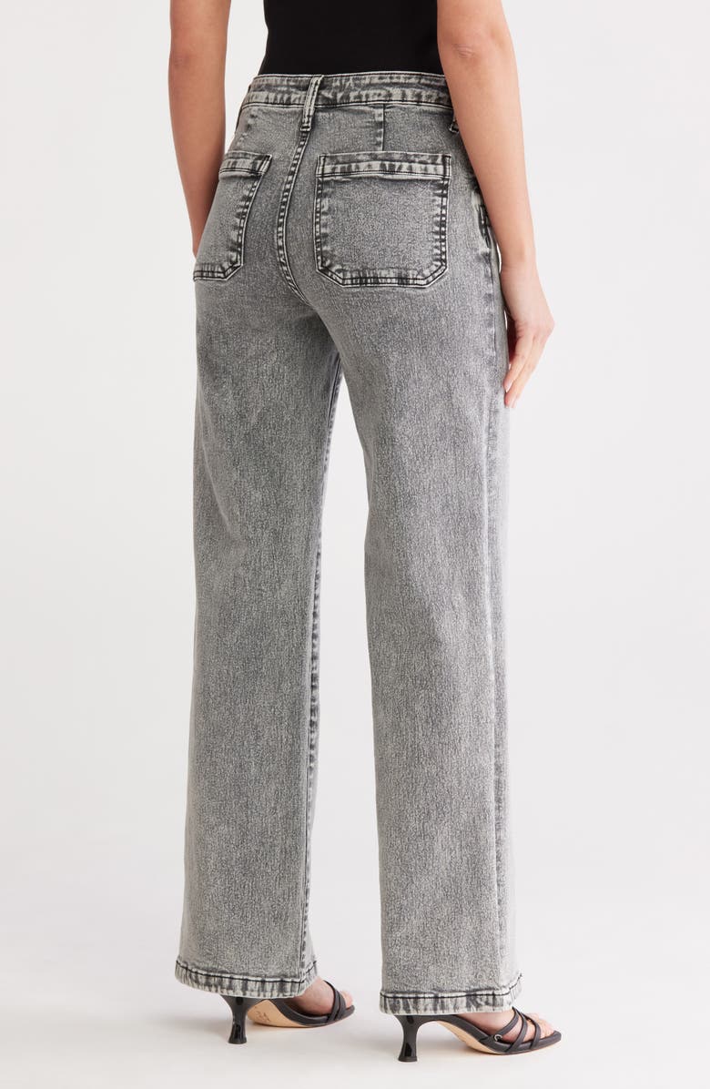 KUT from the Kloth Jodi High Rise Wide Leg Jeans, Alternate, color, Grey Wash