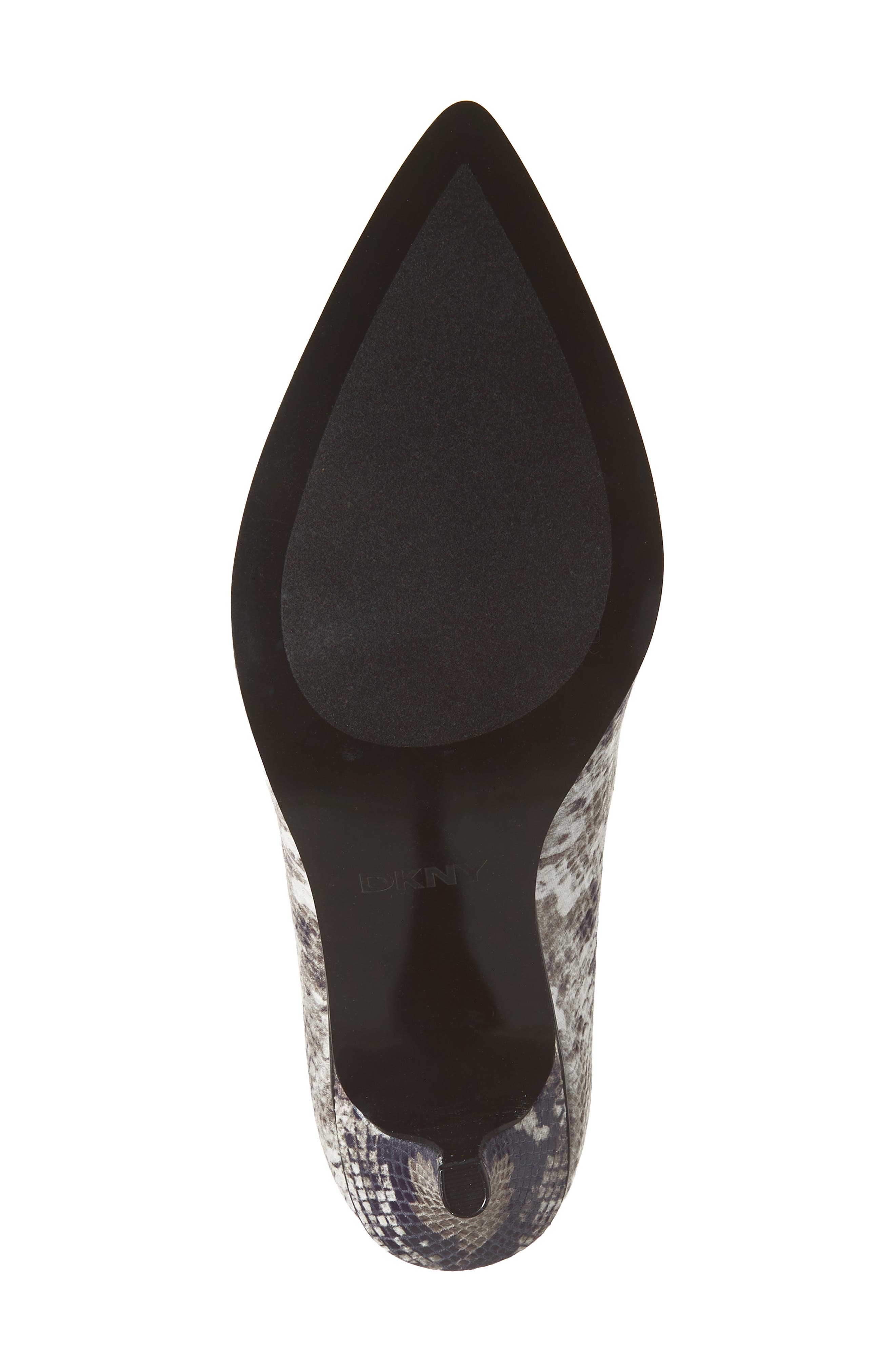 DKNY Preston Snakeskin Print Pump, Alternate, color, Morel