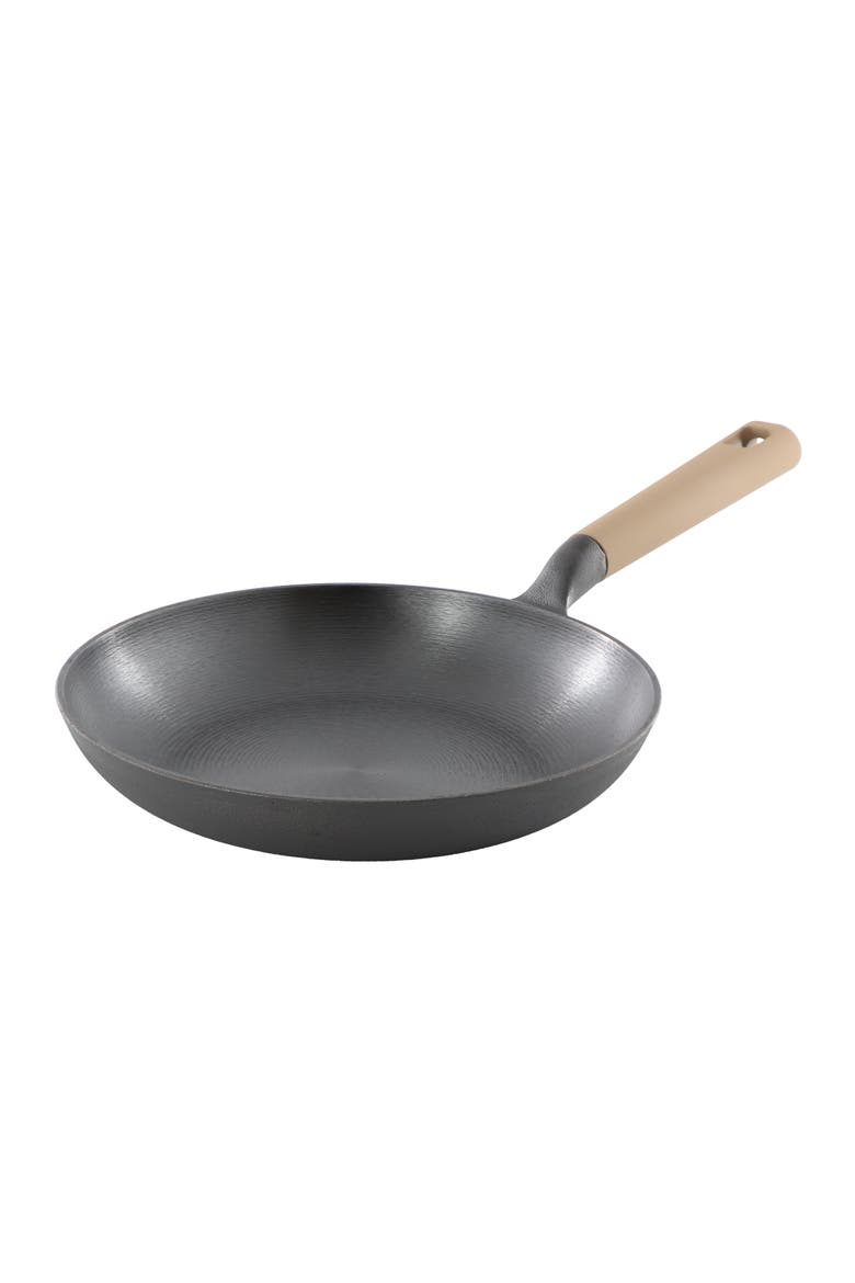 9.5 Inch Cast Iron Skillet w/ Bakelite Handle in Black, Main, color, Black