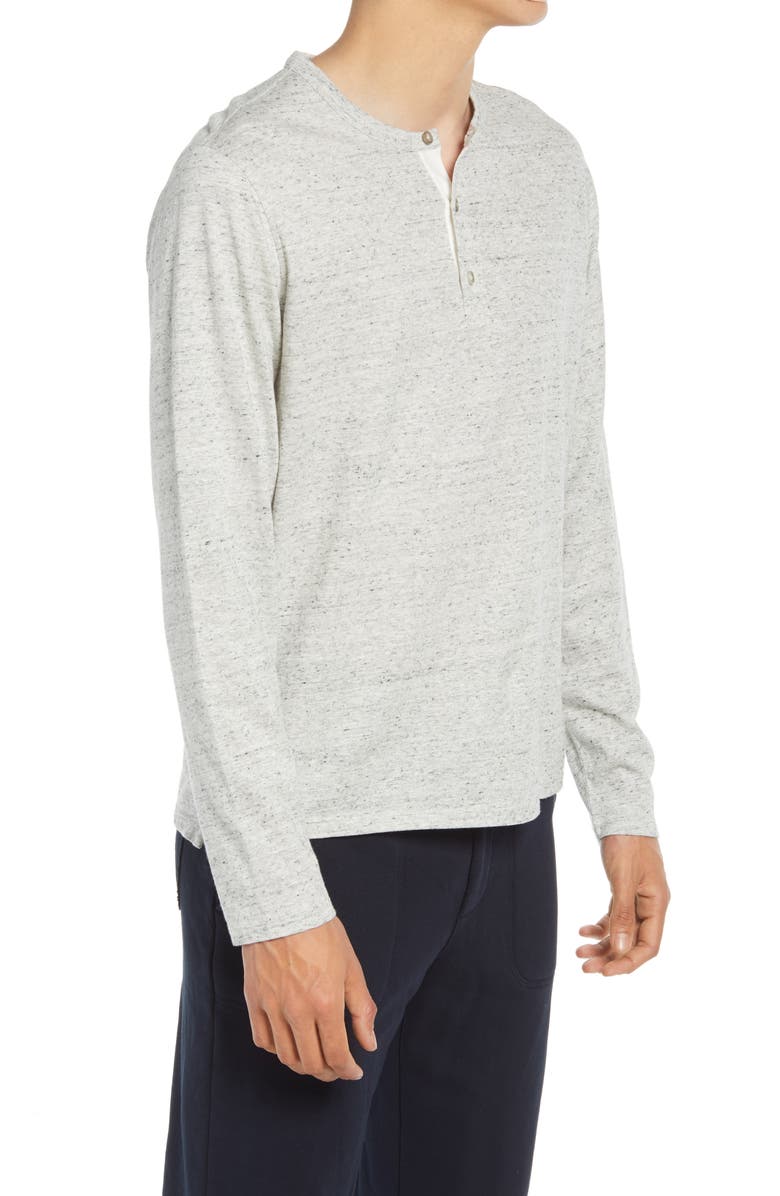 Vince Linen Blend Long Sleeve Henley, Alternate, color,