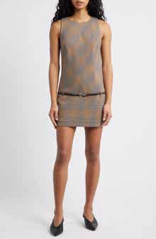 MANGO Paloma Belted Sleeveless Dress