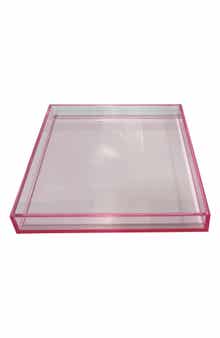 R16 HOME Square Lucite Tray