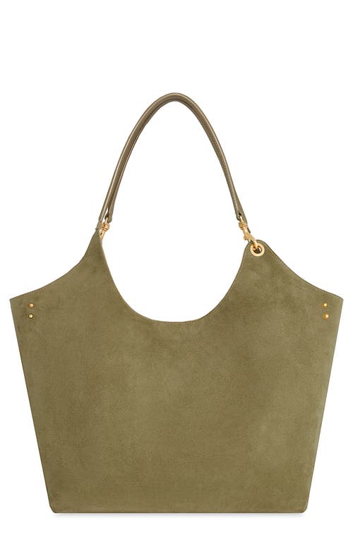 Rebecca Minkoff Perfect Suede Tote In Green