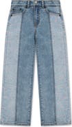 Levi's Kids' Color-Blocked Wide Leg Jeans