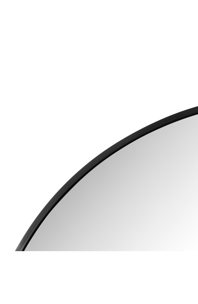 JONATHAN Y Milly Medium Oval Metal Framed Wall Mirror, Alternate, color,