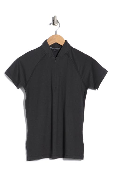 Quinn Half Zip Knit Polo