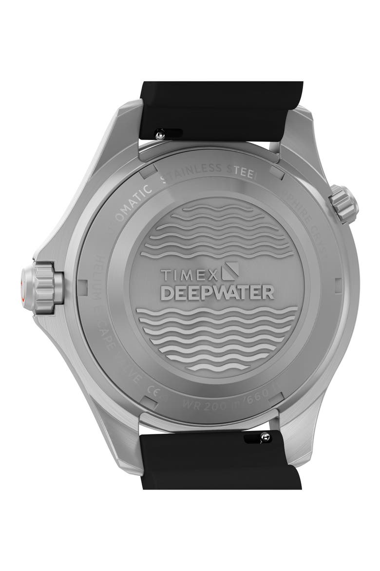 Deepwater Meridian Automatic Bracelet Watch, 41mm, Alternate, color, BLACK