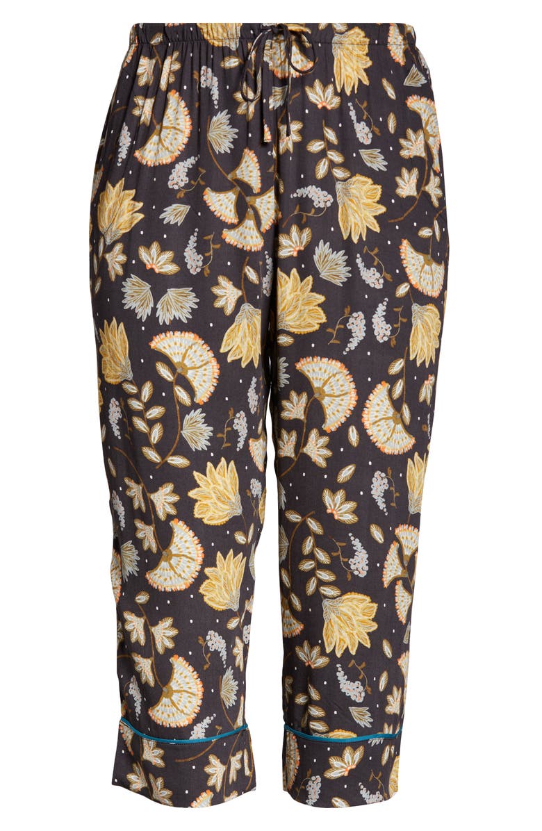 Refinery29 Print Crop Pajama Pants, Alternate, color, 