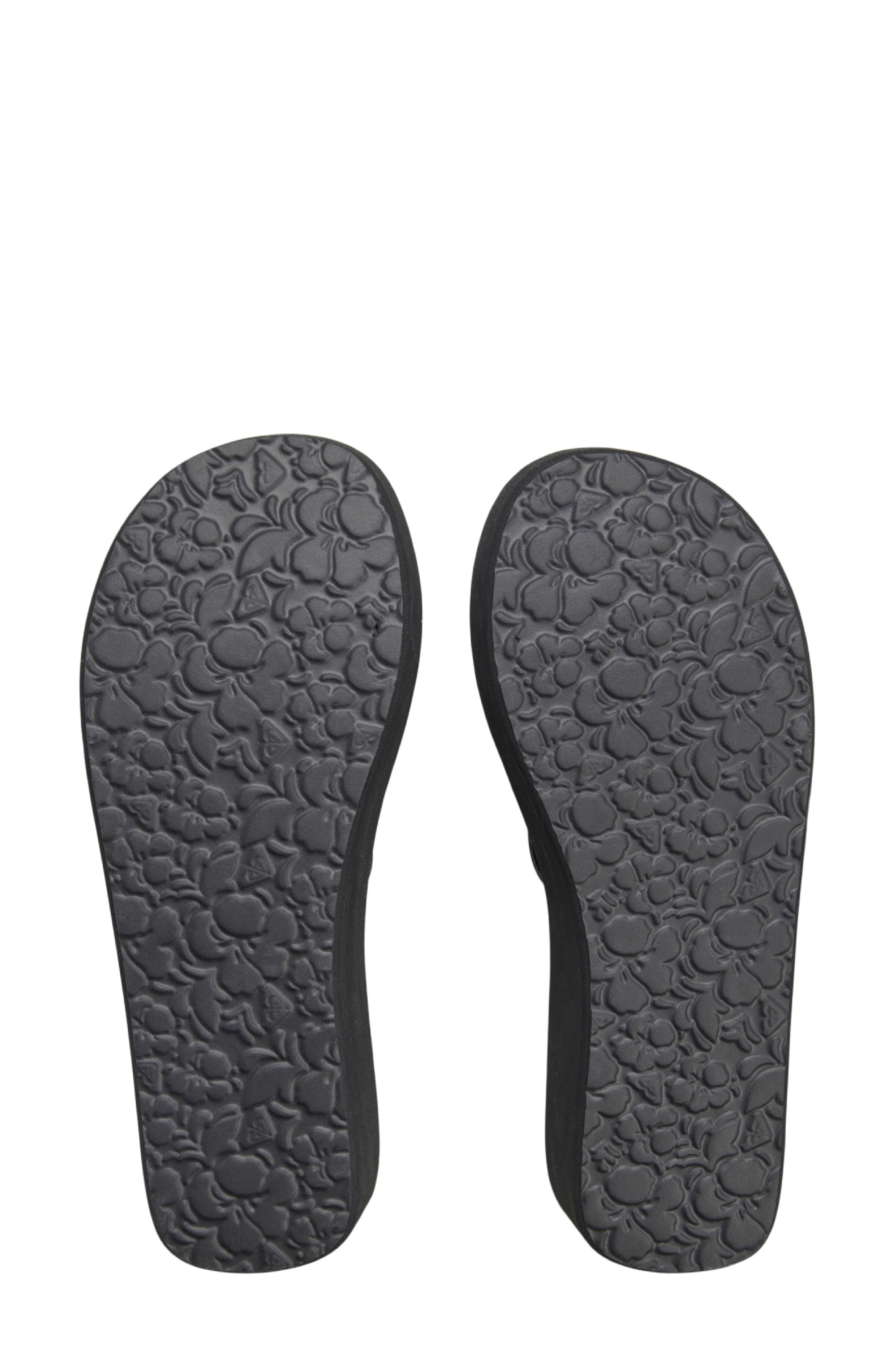 Roxy Melinda Platform Flip Flop, Alternate, color, Black