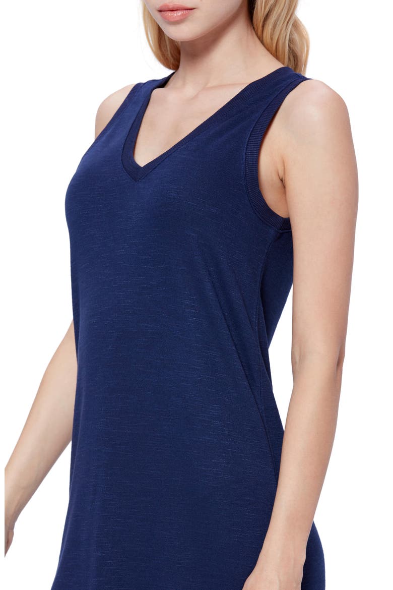 Sage Midi Tank Dress, Alternate, color, NAVY