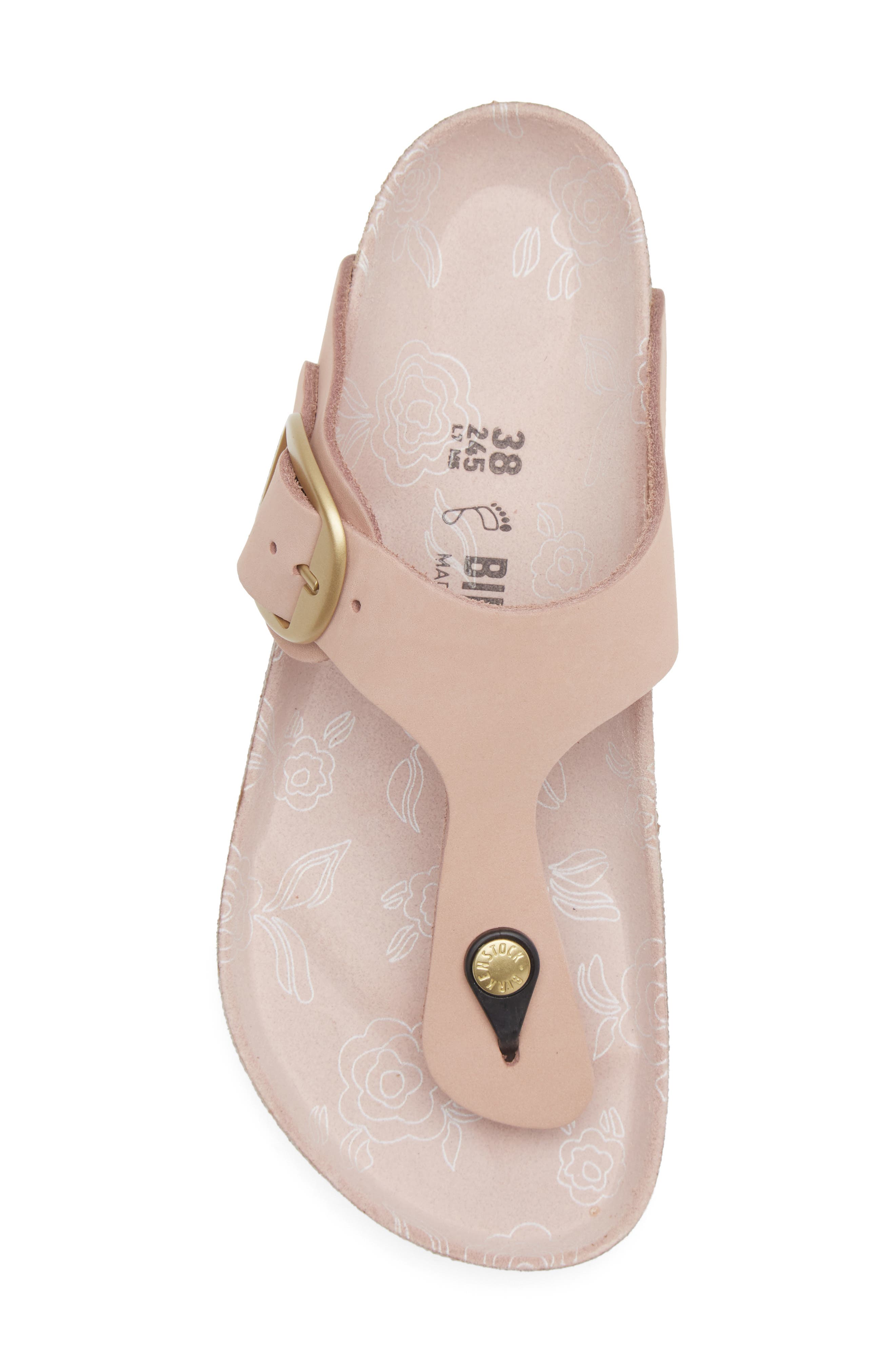 Birkenstock Gizeh Big Buckle Sandal, Alternate, color, Soft Pink