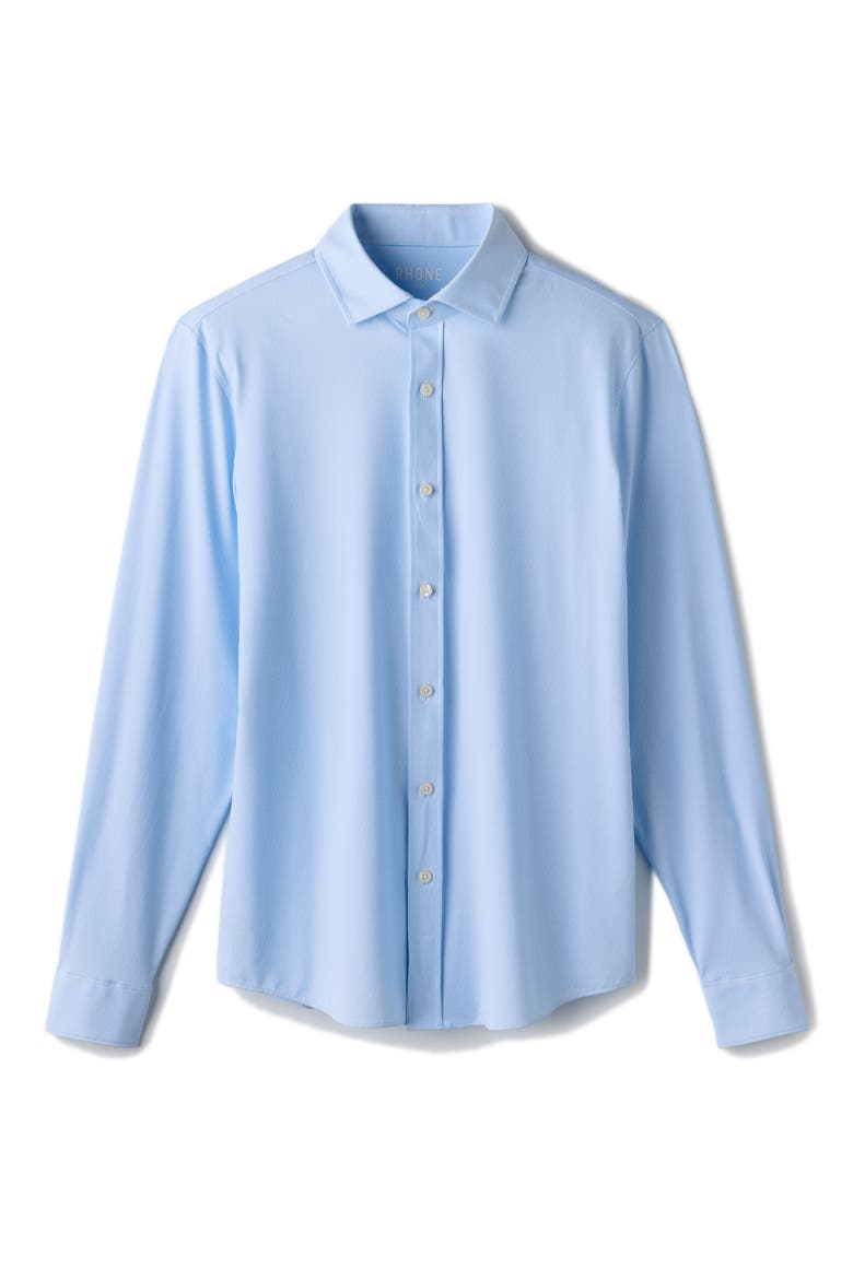 Commuter Slim Fit Button-Up Shirt, Alternate, color, BUSINESS BLUE DIAMOND GEO