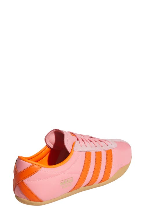 Shop Adidas Originals Adidas Tokyo Low Top Suede Sneaker In Pink Spark/orange/gold