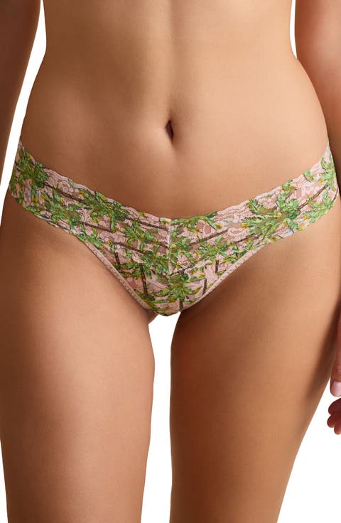 Print Original Rise Thong