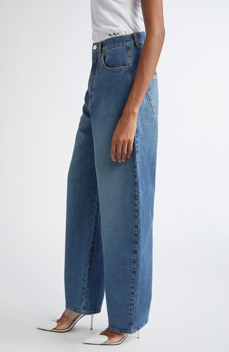 Alaïa Round Pants, Alternate, color, Bleu Vintage