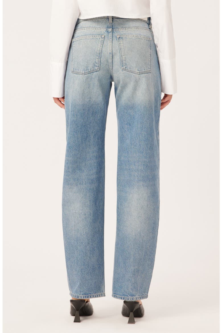Ilia Barrel Leg Jeans, Alternate, color, AGED MID