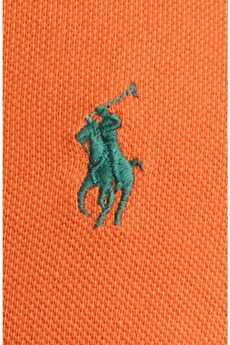 The Iconic Classic Fit Mesh Polo, Alternate, color, ORANGE