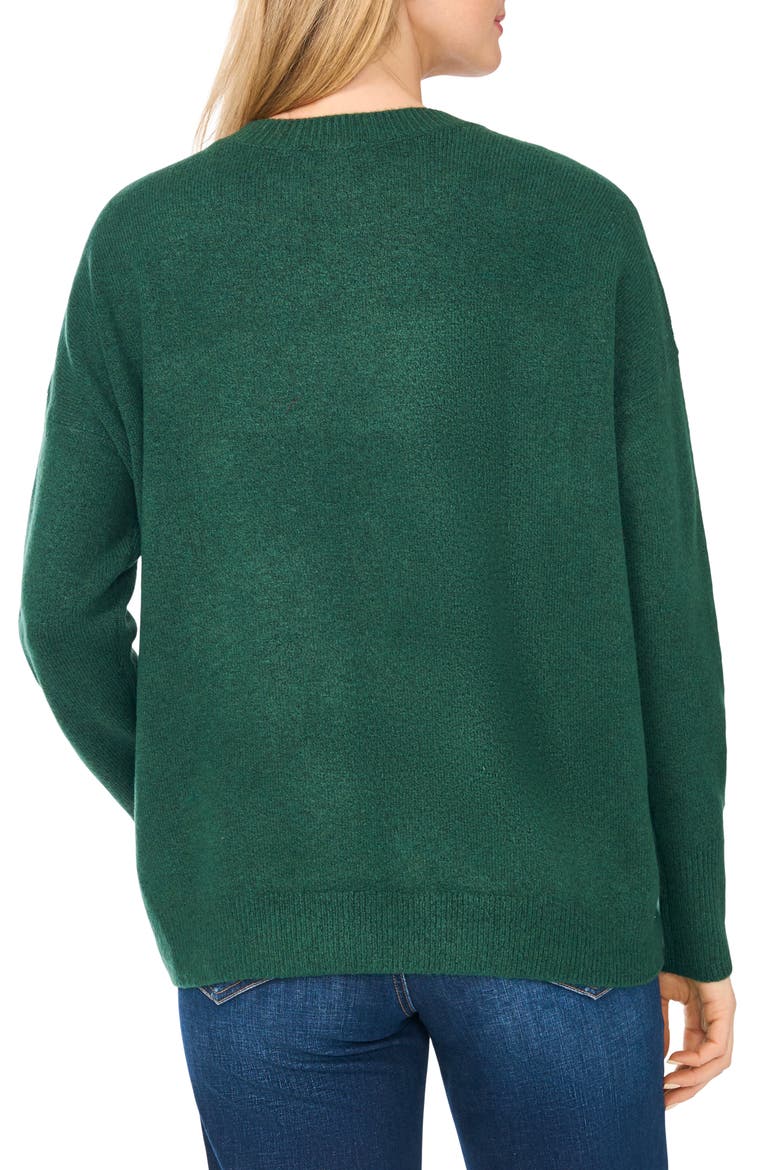 Merry Intarsia Crewneck Sweater, Alternate, color, WINDSOR MOSS