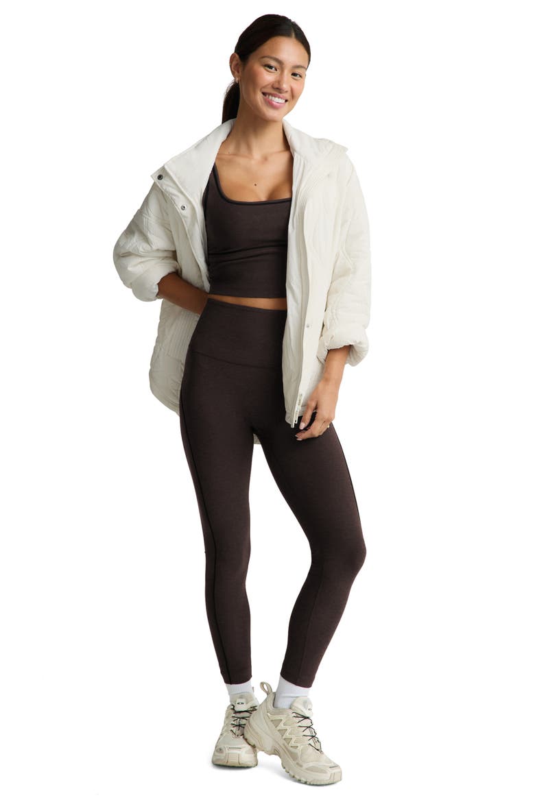 Spacedye Dynamic High Waist 7/8 Leggings, Alternate, color, DARK CHOCOLATE HEATHER