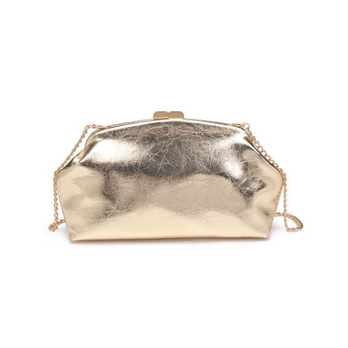 Moda Luxe Camille Clutch In Gold