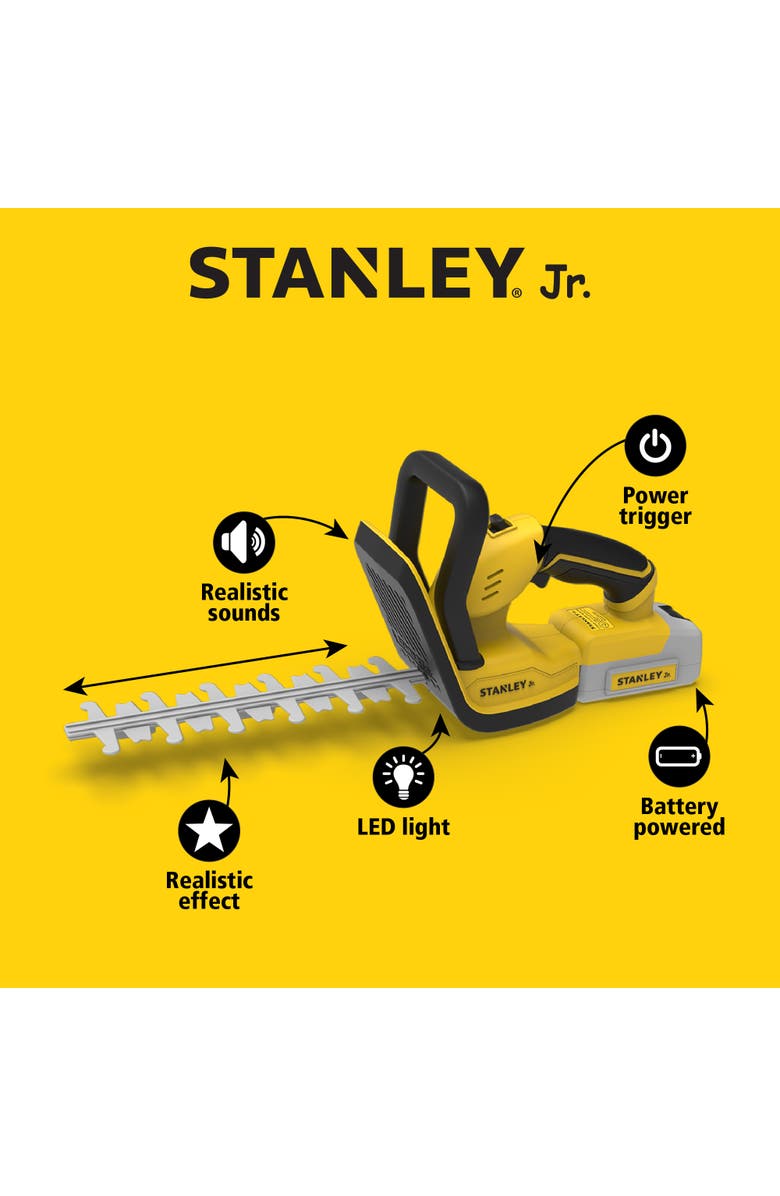 Stanley Jr. Battery Operated Deluxe Hedge Trimmer, Alternate, color, Multi Color