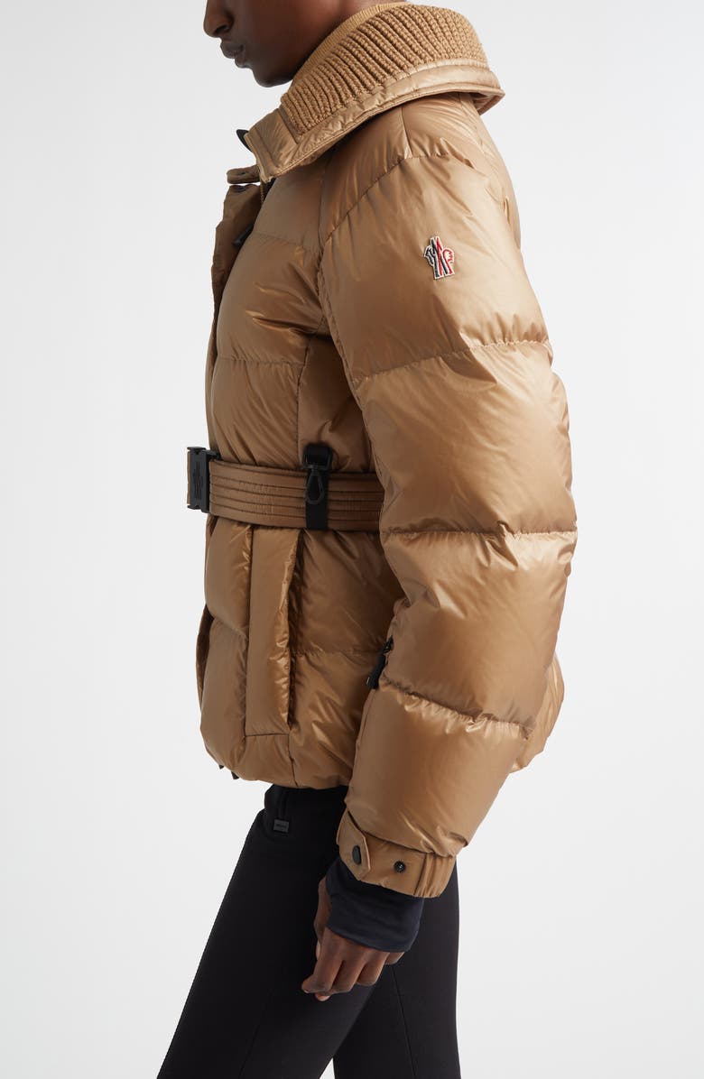Moncler Grenoble Bataillouse Down Ski Jacket, Alternate, color, Dull Brown