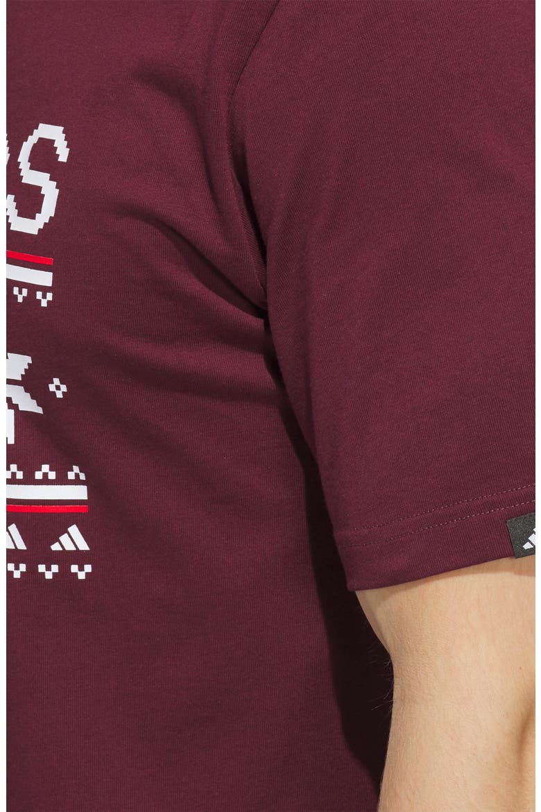 Holiday Graphic T-Shirt, Alternate, color, MAROON