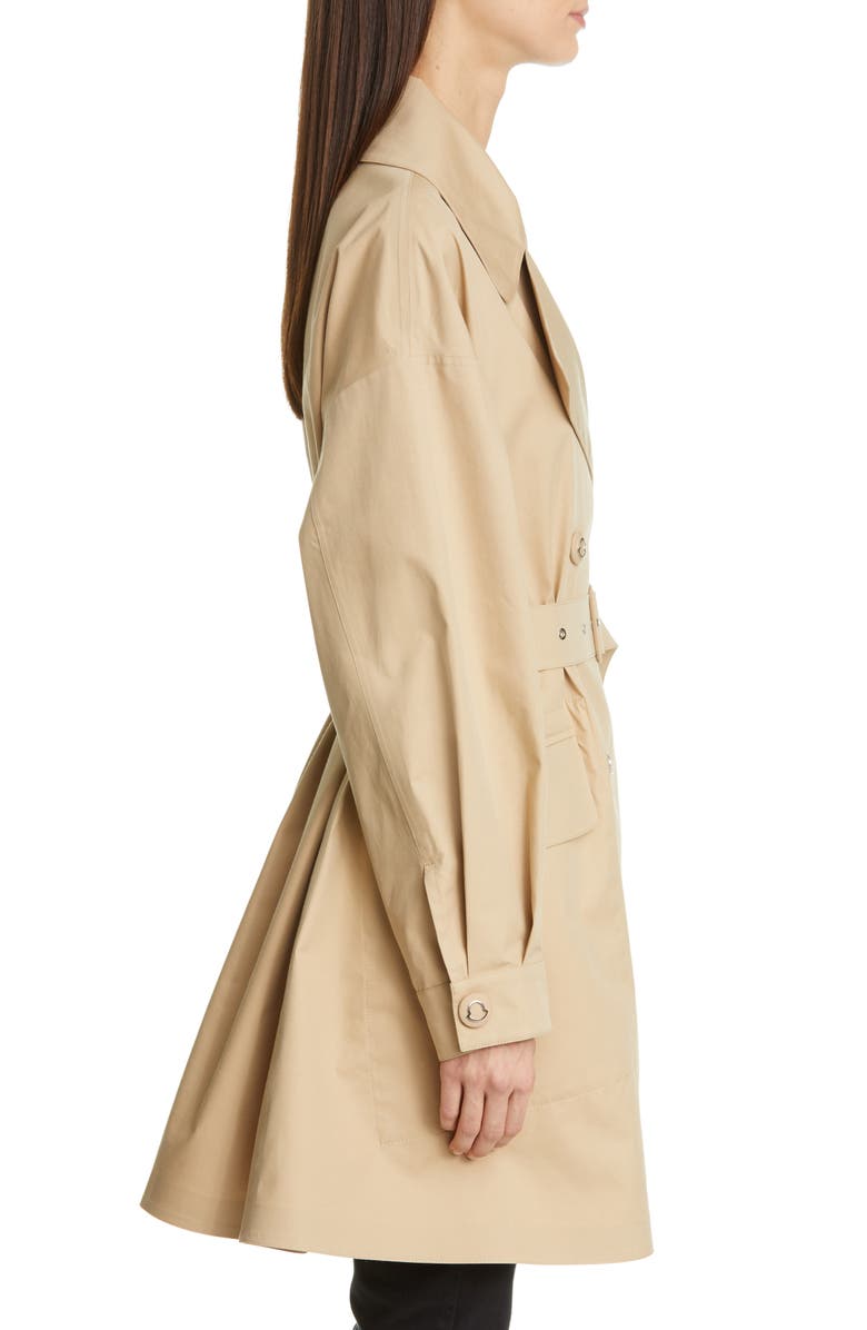 Moncler Waterproof Trench Coat, Alternate, color, 