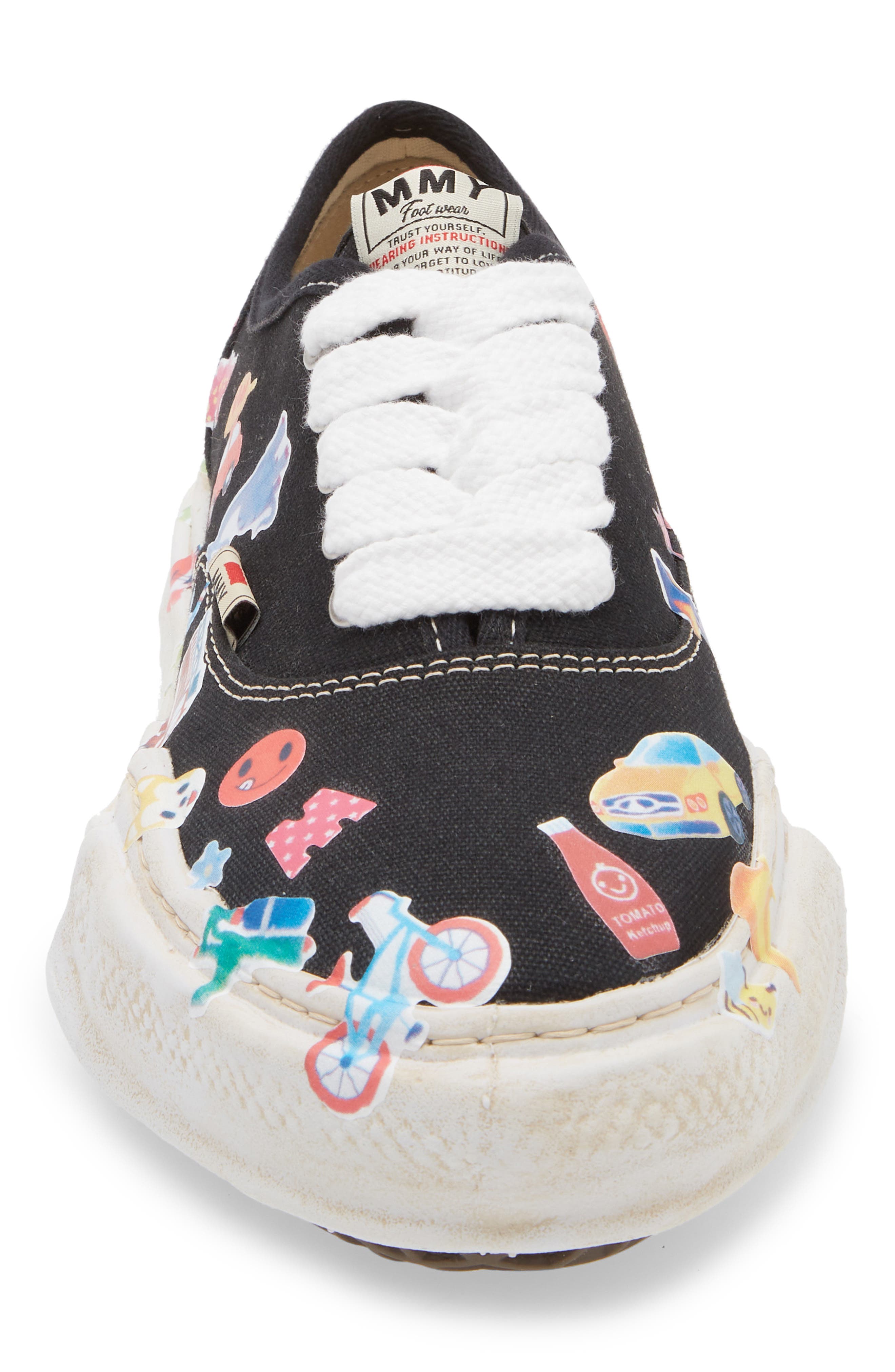 Maison MIHARA YASUHIRO Baker Low Top Sneaker, Alternate, color, Black