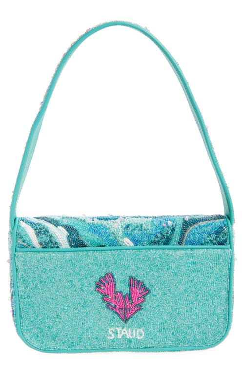 Staud Tommy Beaded Shoulder Bag