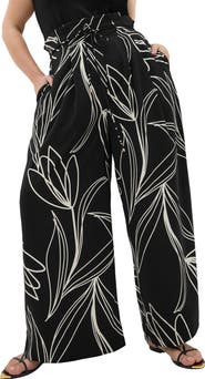 City Chic Shania Paperbag Waist Wide Leg Pants