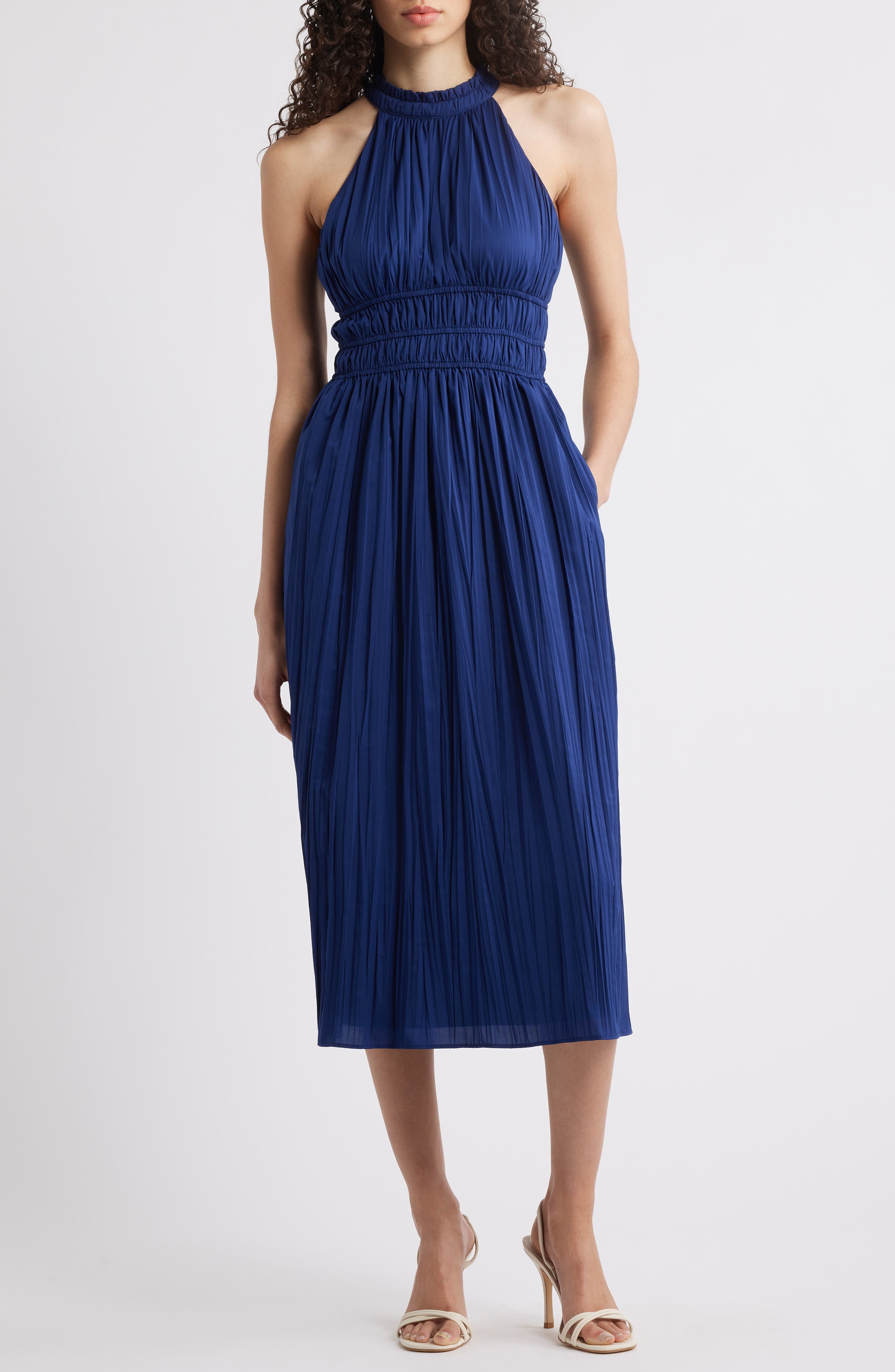 Eliza J Halter Midi Dress