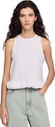 SANDRO Ruffle top