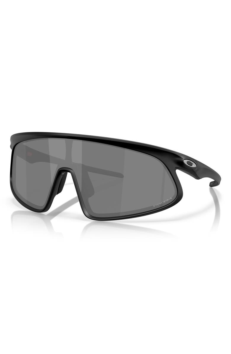 Oakley RSLV 149mm Prizm<sup>™</sup> Shield Sunglasses, Alternate, color, Matte Black