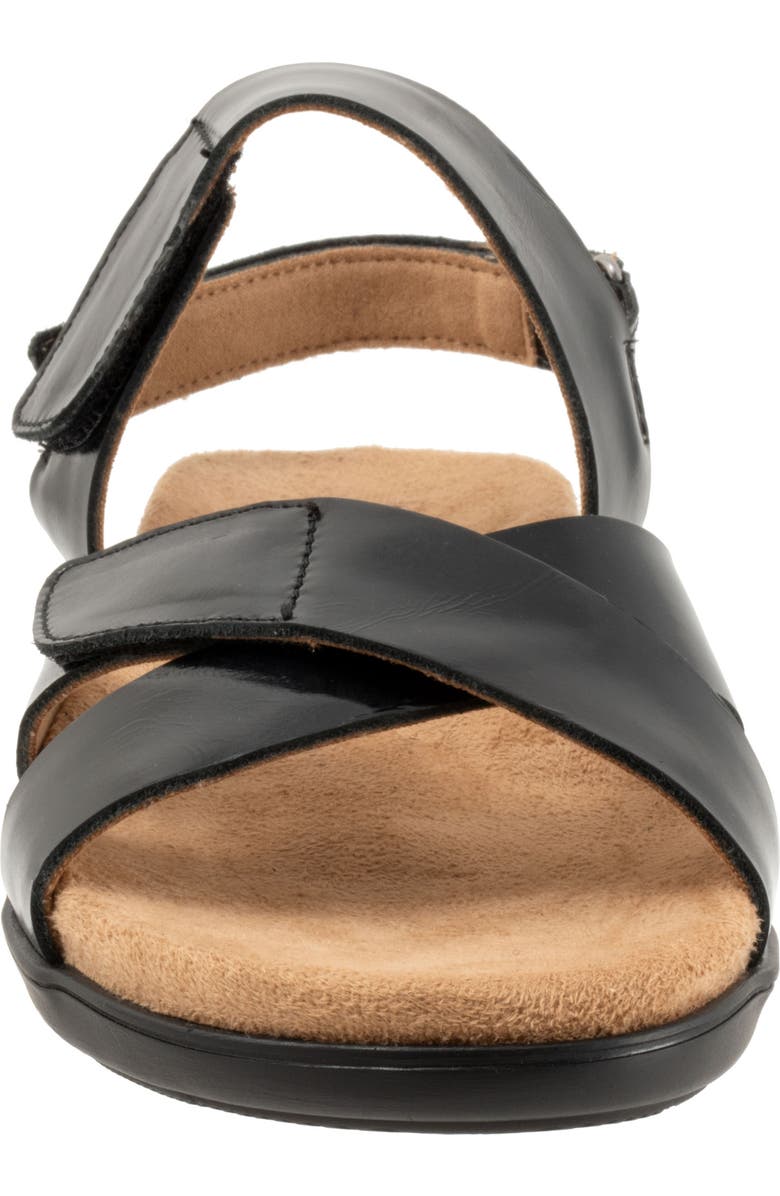 Trotters River Slingback Sandal, Alternate, color, Black