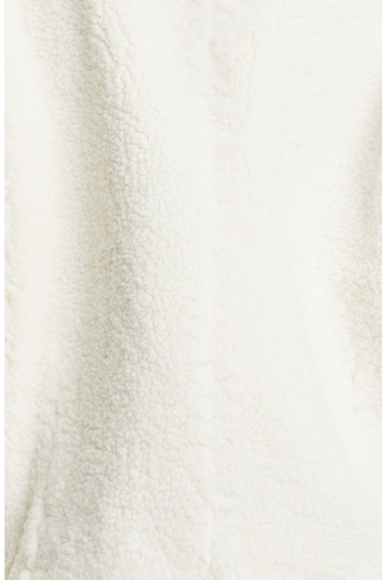 High Pile Fleece Jacket, Alternate, color, OFF WHITE
