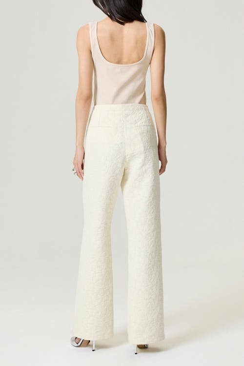 Nocturne Contrast Fabric Detailed Pants In White