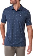 TravisMathew Final State Geo Pattern Polo