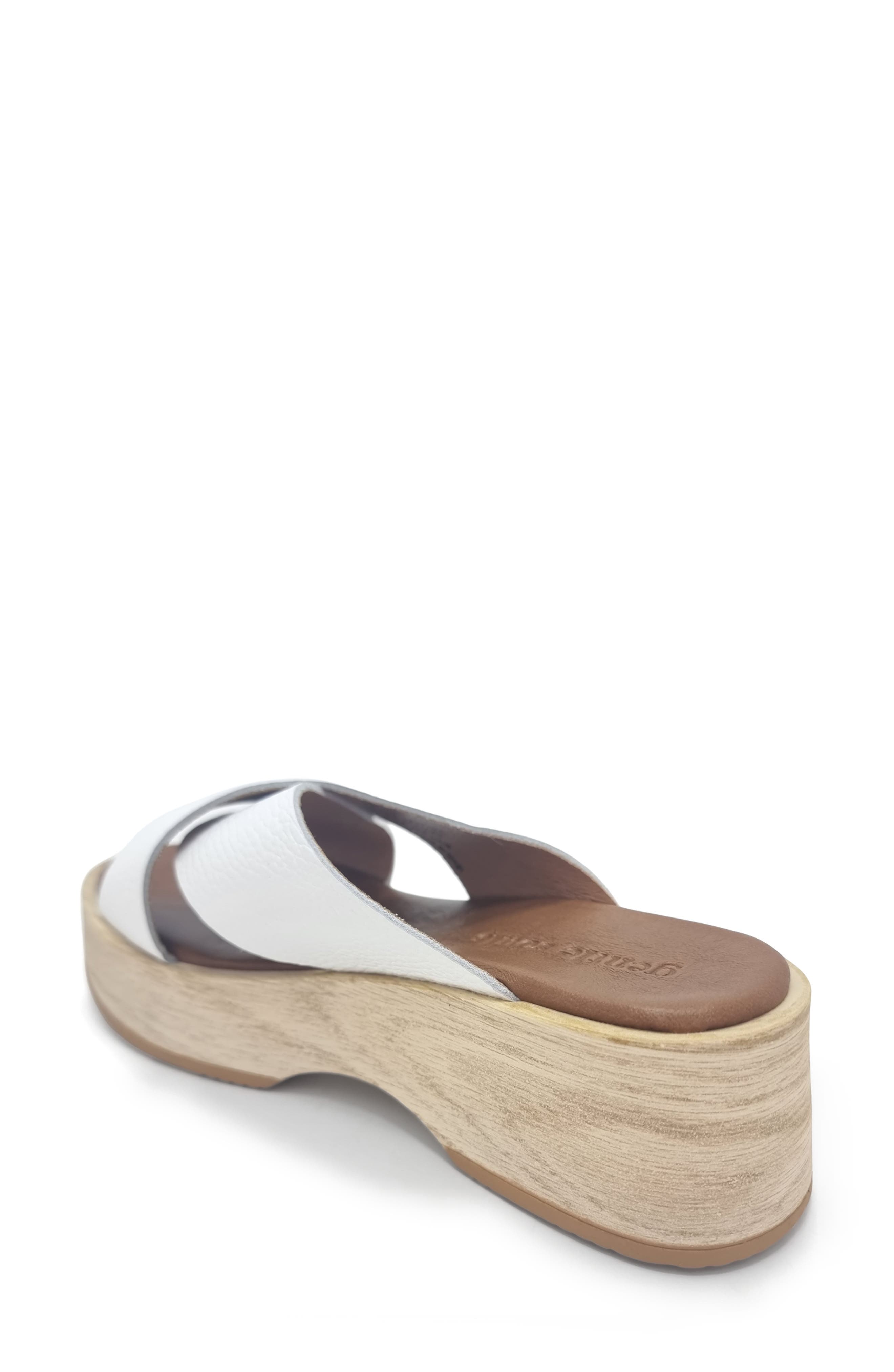 Gentle Souls Orion Crisscross Platform Sandal, Alternate, color, White