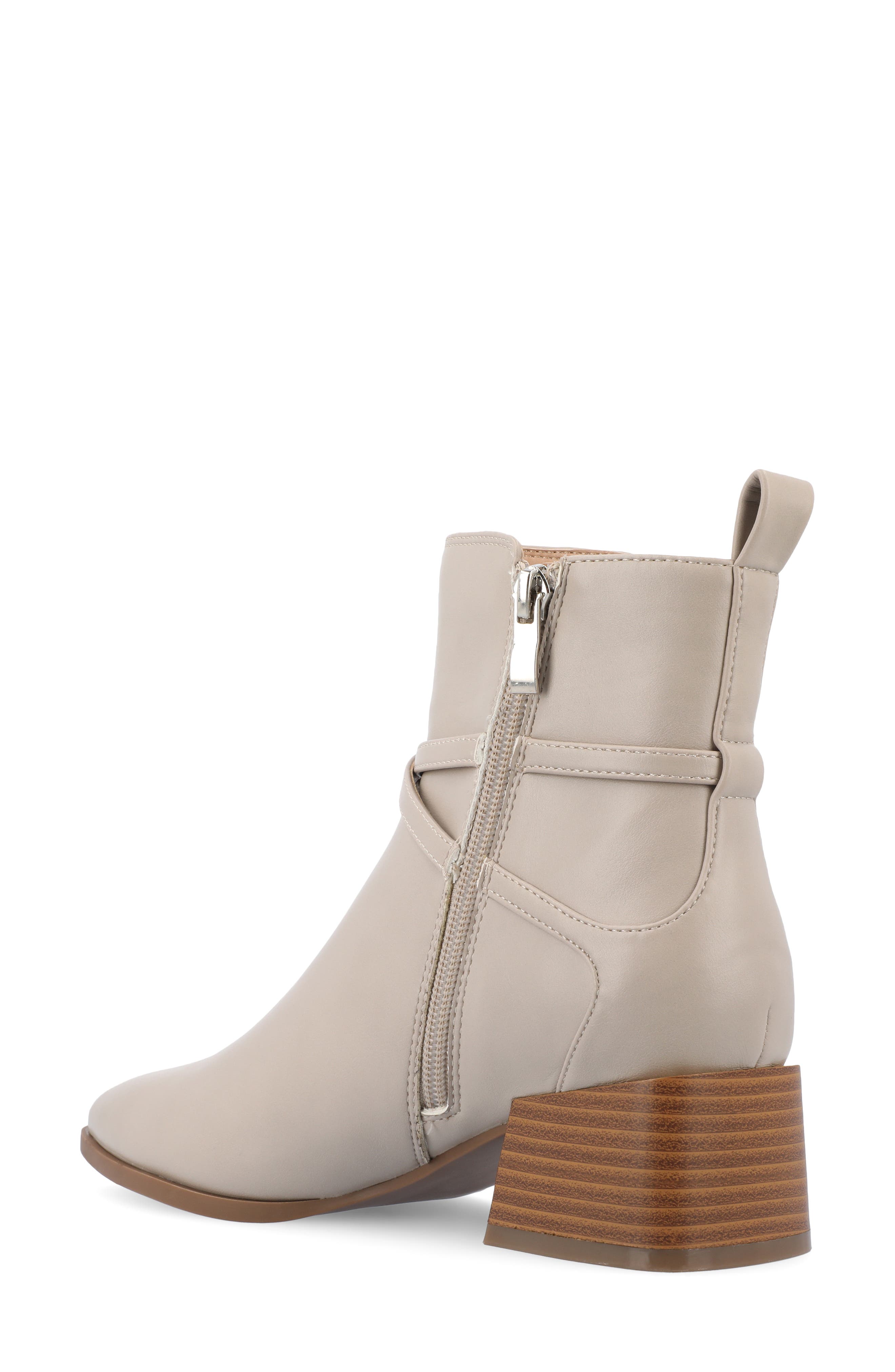 Journee Collection Estelle Bootie, Alternate, color, Grey