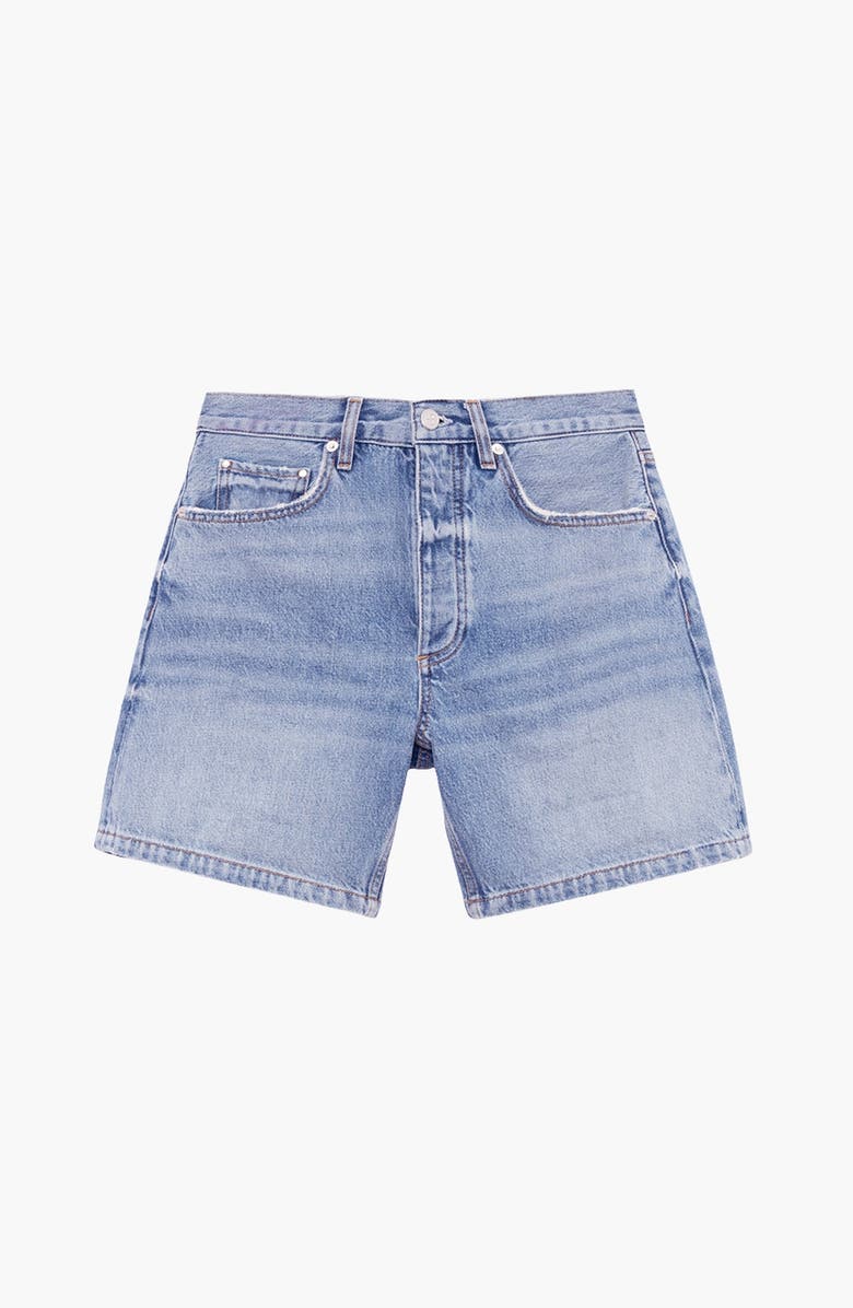 ANINE BING Delaney Short, Alternate, color, Arbor Blue