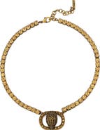 Kurt Geiger London Chelsea Eagle Head Tennis Necklace