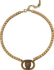 Kurt Geiger London Chelsea Eagle Head Tennis Necklace