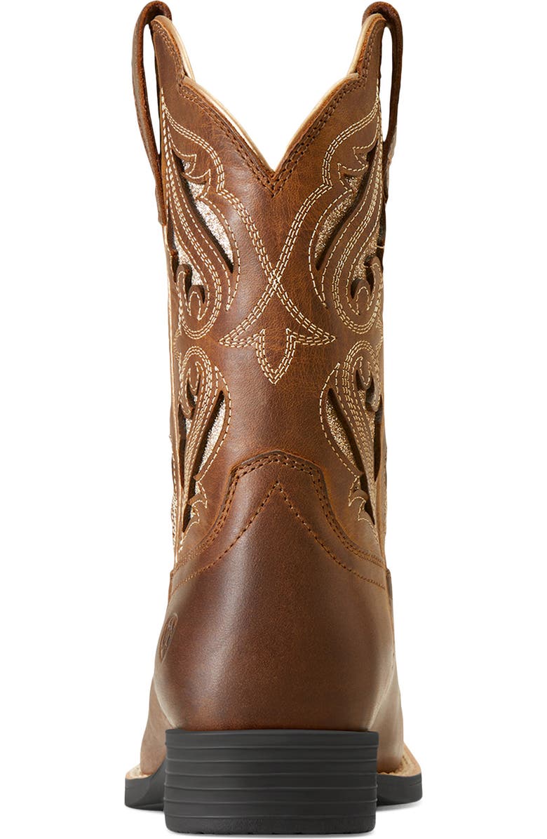 Ariat Kids' Round Up Bliss Western Boot, Alternate, color, Sassy Brown