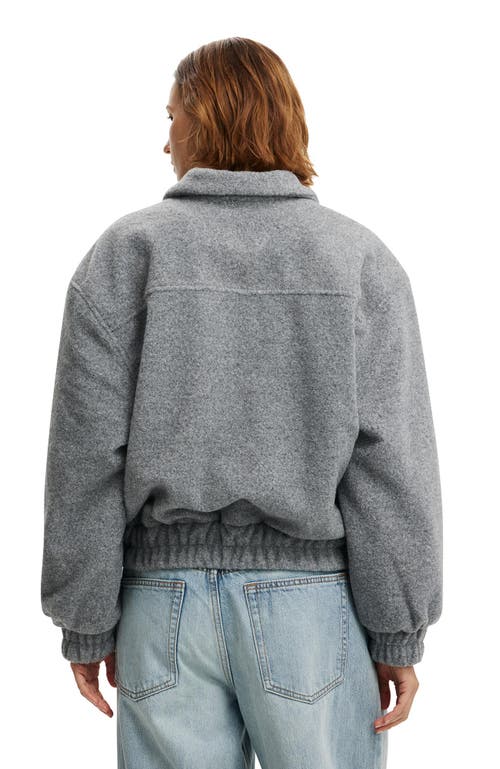 Cotton On Blake Textured Jacket In Gray